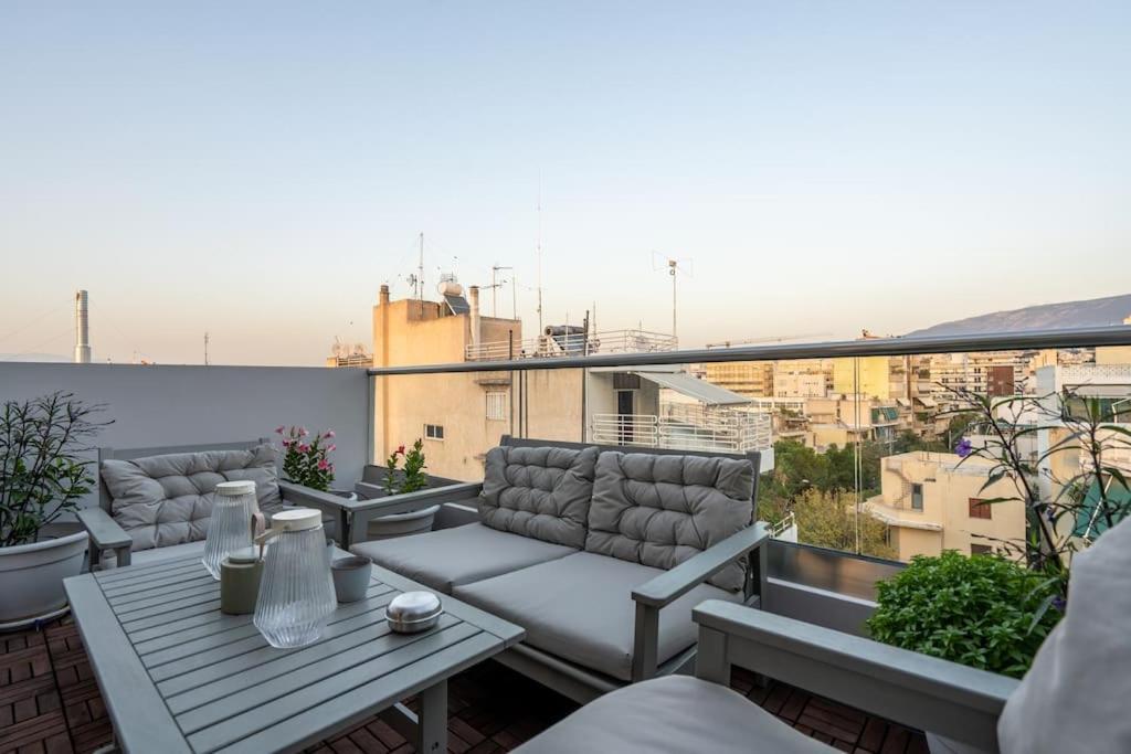 Duplex Acropolis View 2 Balconies Apartment Athena Bagian luar foto