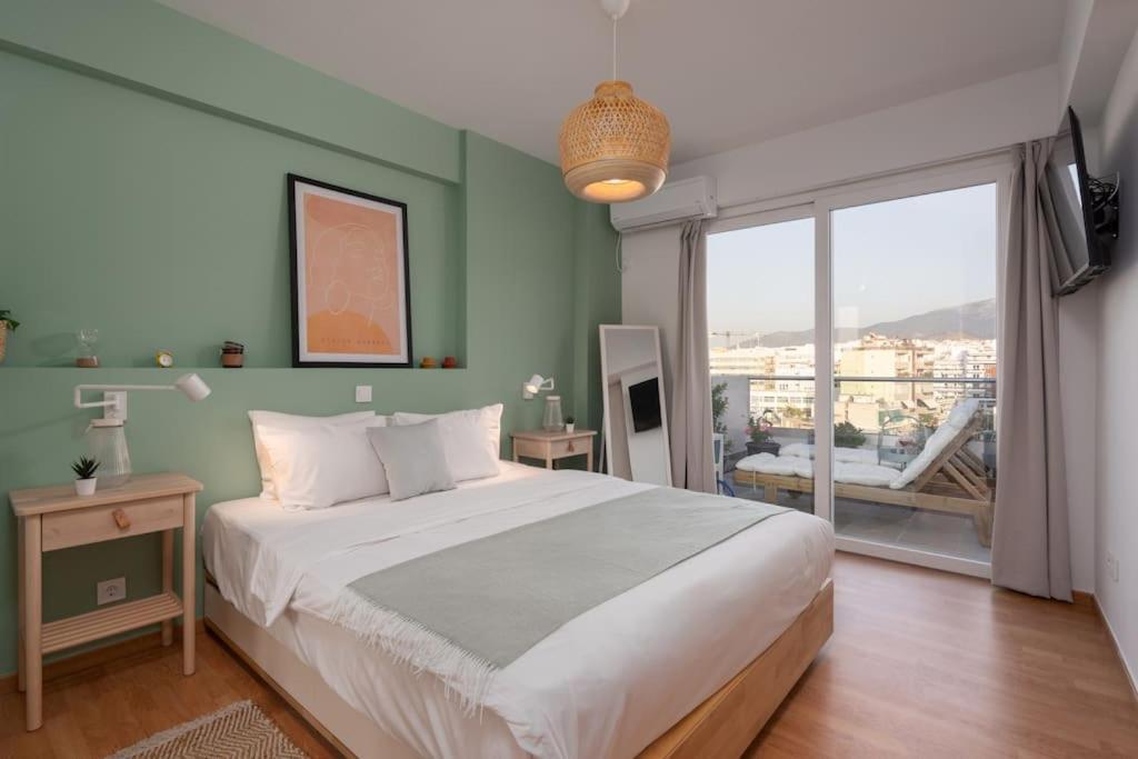 Duplex Acropolis View 2 Balconies Apartment Athena Bagian luar foto
